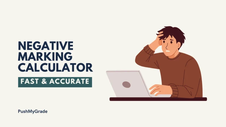 Negative Marking calculator