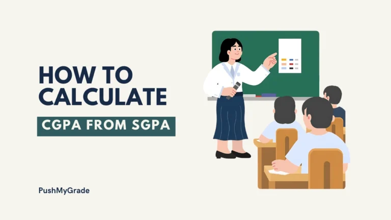 How to calculate CGPA from SGPA